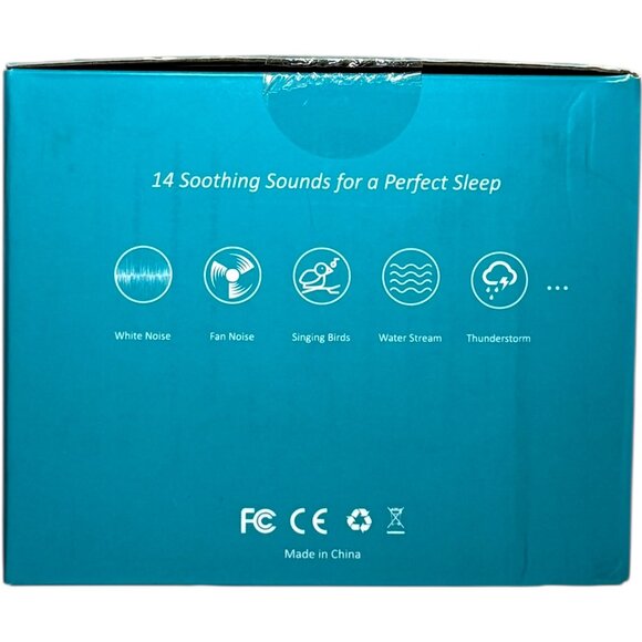 Letsfit White Noise Machine 14 Sleep Sounds Timer Night Light Relaxation - Picture 6 of 7